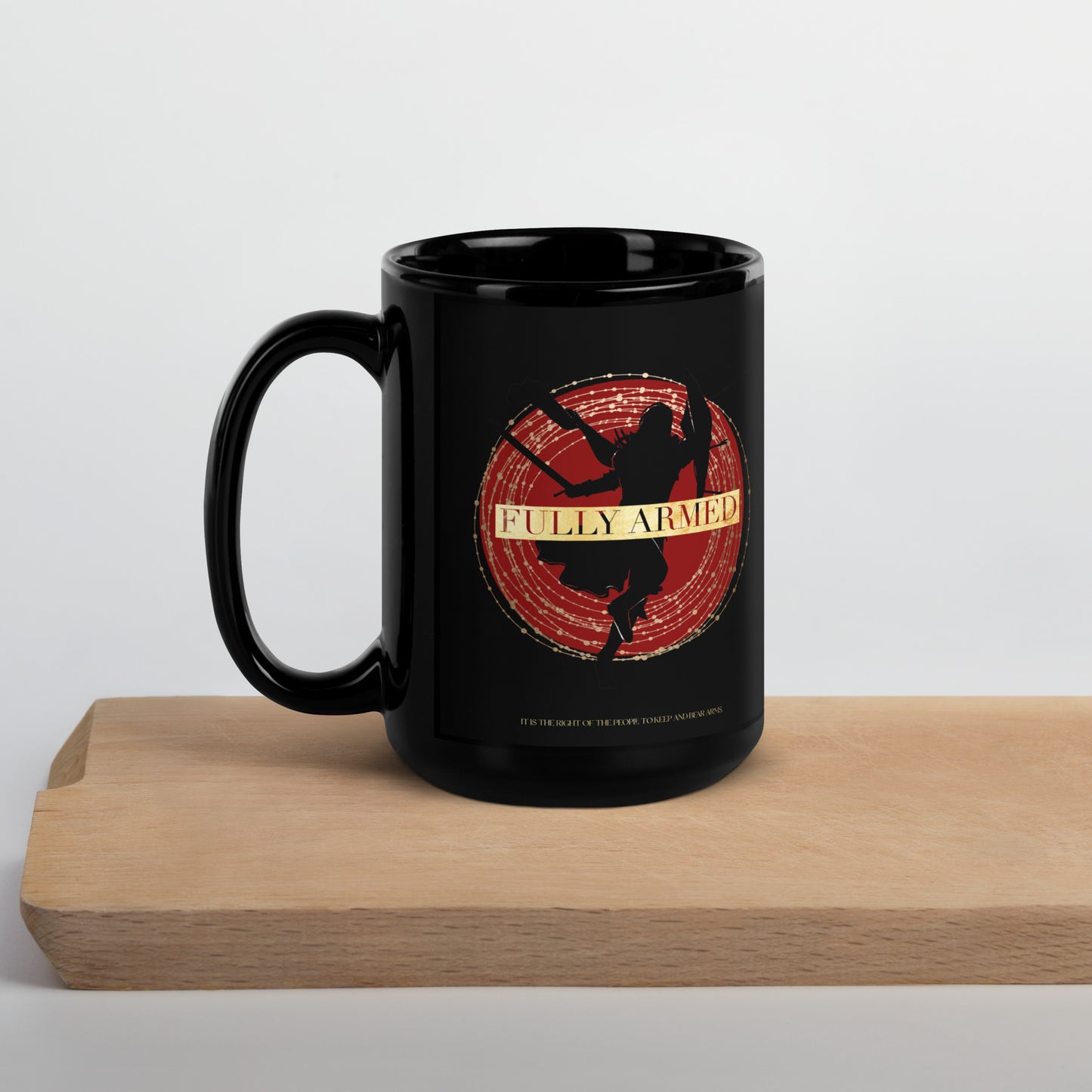 Armor of God Black Glossy Mug