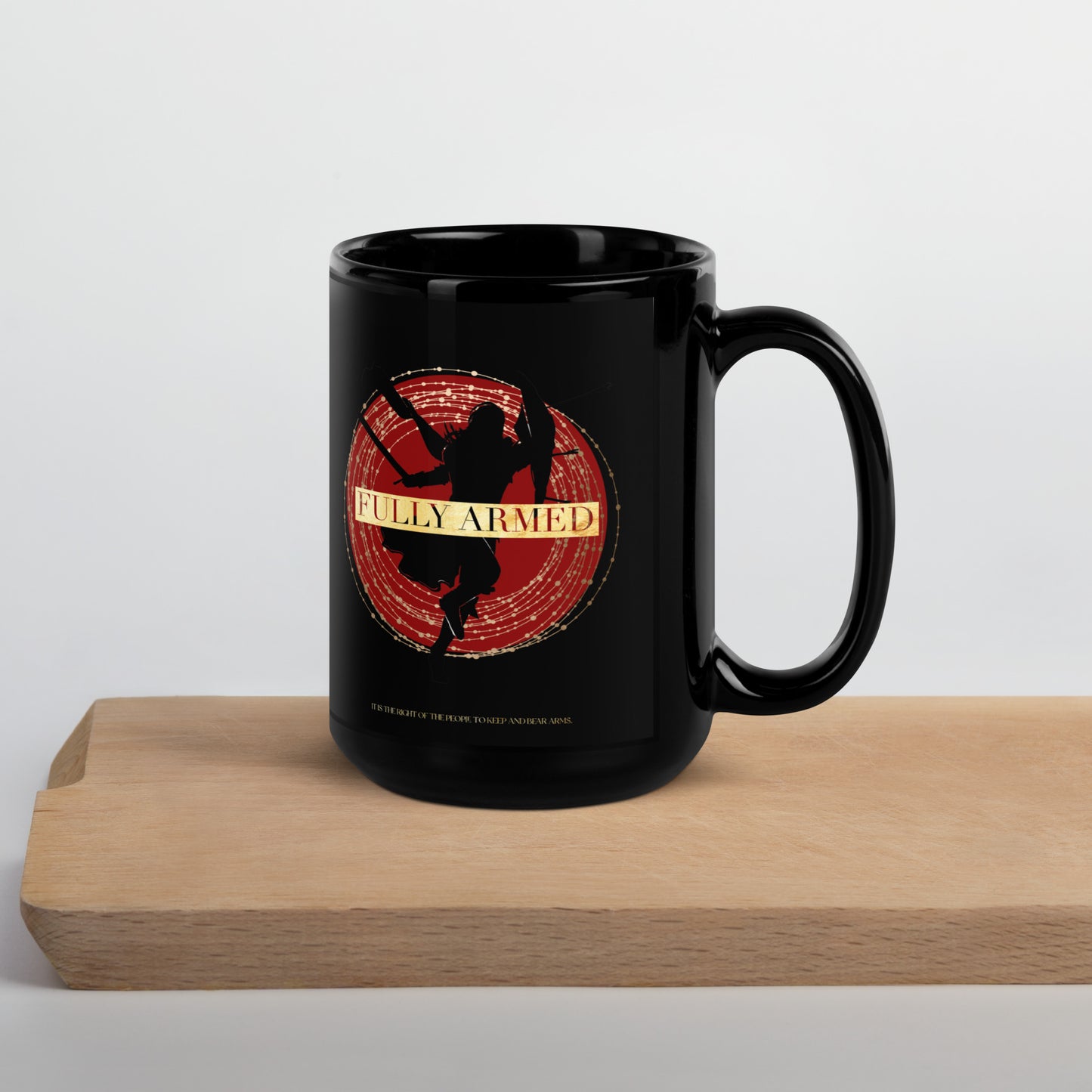 Armor of God Black Glossy Mug