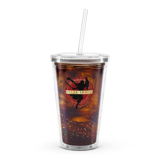 Armor of God Clear plastic tumbler