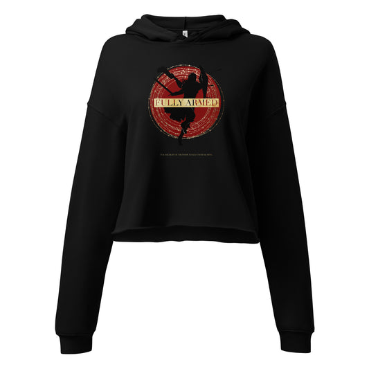 Armor of God Crop Hoodie