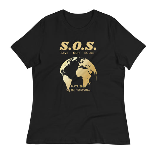 S.O.S. Women's Relaxed T-Shirt